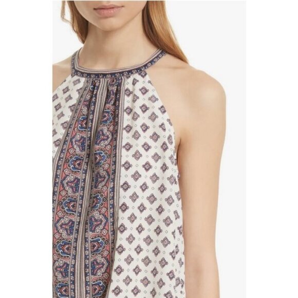 💕JOIE💕 Bradie 100% Silk Cami Top ~  Porcelain Border Print Medium NWT - Picture 9 of 16